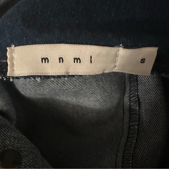 Mnml denim patchwork pullover - Picture 3 of 3